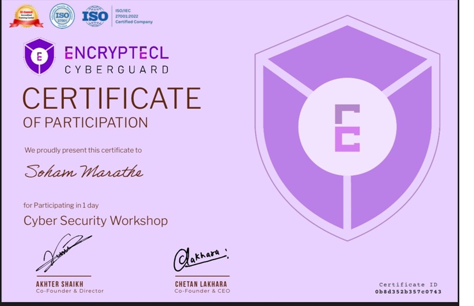 Cyber Security Workshop