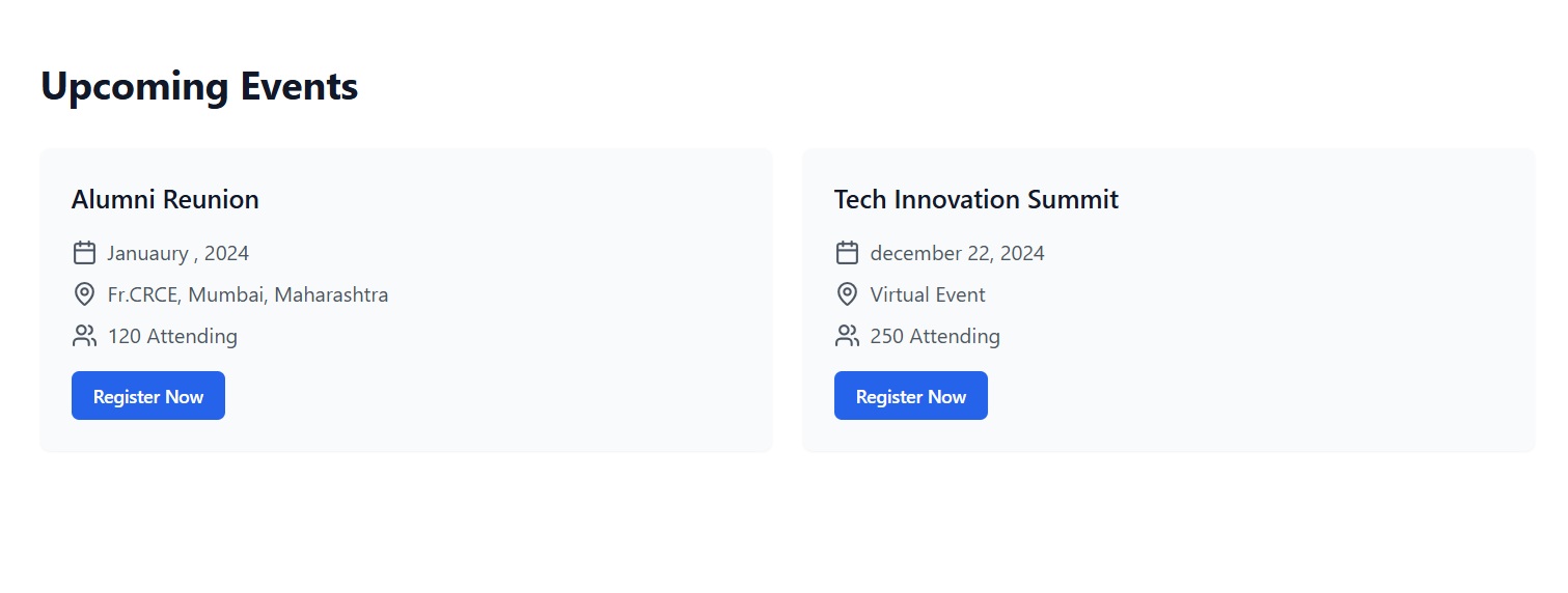 Events Page