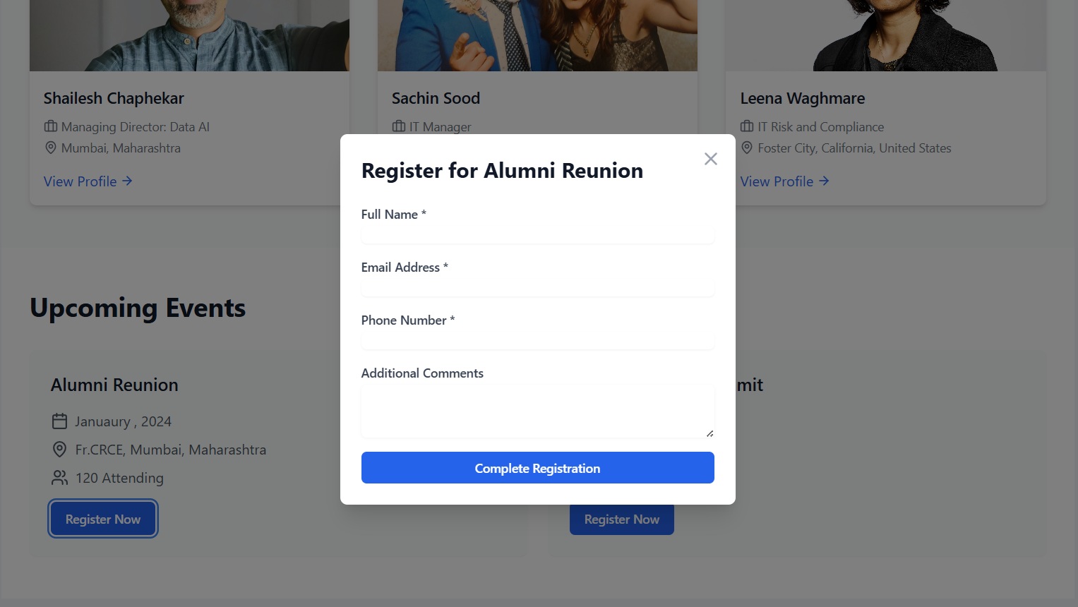 Registration Form
